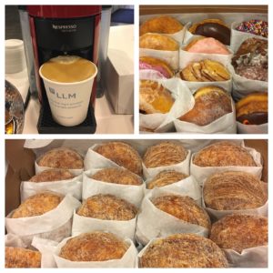 The famous Nespresso, donuts and cro-doughs